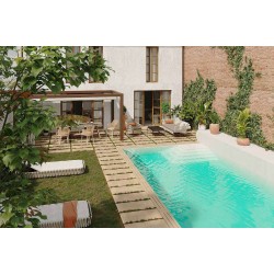 Azulejo efecto Barro Cotto de Aparici para Exterior, Piscina