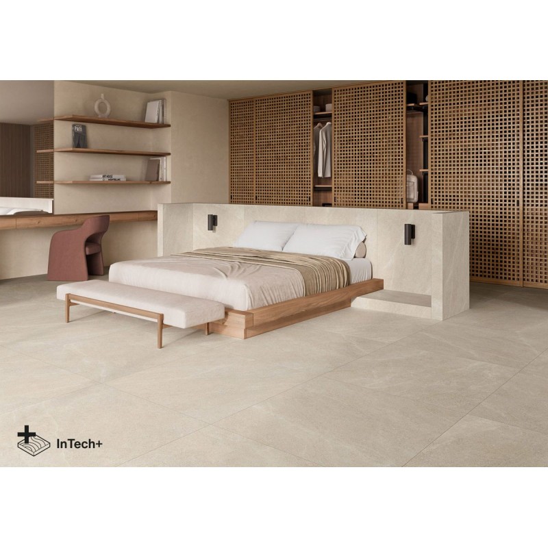 RIVIERE BEIGE NATURAL 90X90 RECTIFICADO