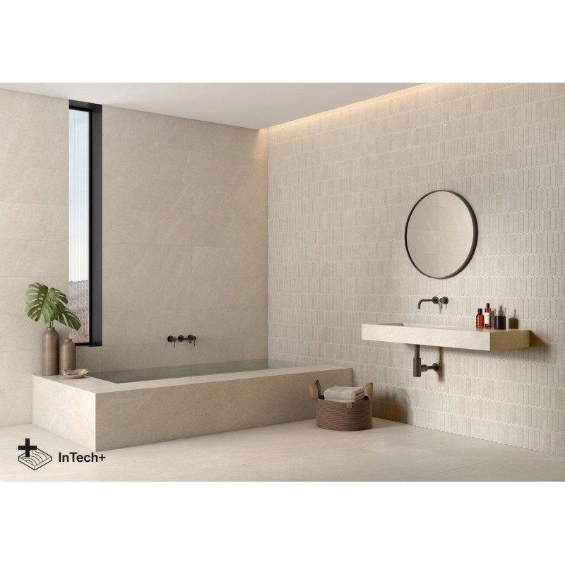 RIVIERE BEIGE NATURAL 90X90 RECTIFICADO