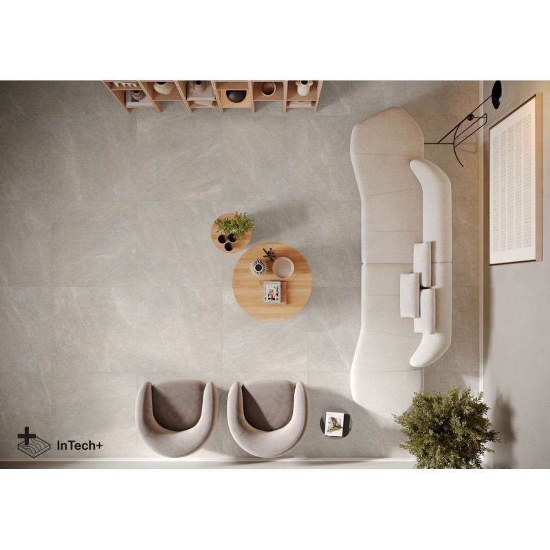 RIVIERE GRIS NATURAL 90X90 RECTIFICADO