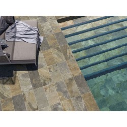Azulejo efecto Piedra Bali de Cifre para Exterior, Piscina, Fachada