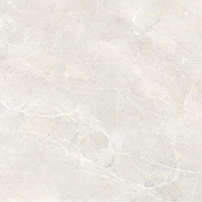 Gres porcelánico de gran formato Augustus Pearl efecto mármol natural 120x120