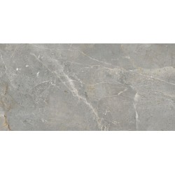 Gres porcelánico Augustus Grey efecto mármol pulido 60x120