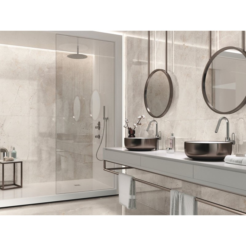 AUGUSTUS CREAM NATURAL 90X90