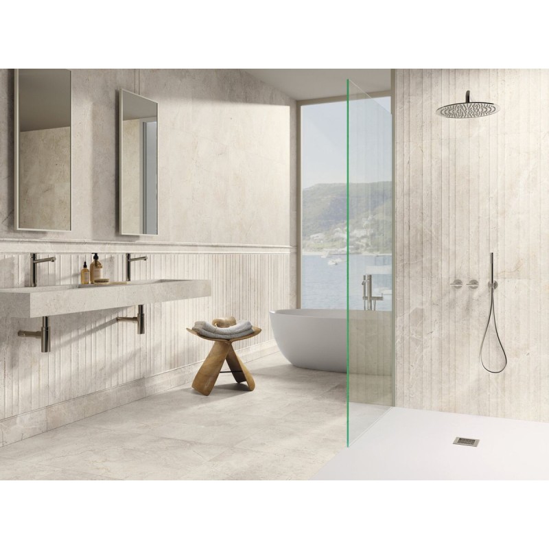 AUGUSTUS CREAM NATURAL 90X90