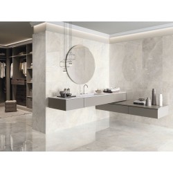 Gres porcelánico Augustus Pearl efecto mármol natural 60x60