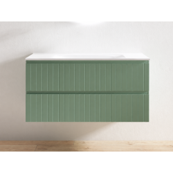 Mueble de Baño Suspendido Glow 80 cm Mint Mate 2 Cajones