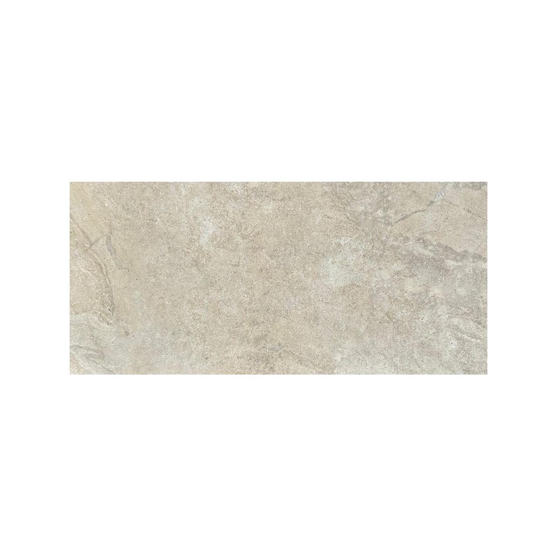 Porcelánico Rockville Beige de Stylnul, efecto piedra beige mate antideslizante 37x75 para suelo y pared interior y exterior