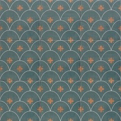 Azulejo porcelánico Mainzu Glamour Green 20x20 decorado efecto hidráulico
