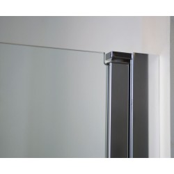 Mampara de bañera GME Open 2 abatible 122 cm cristal transparente