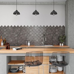 Azulejo efecto Monocolor Manual de Ribesalbes para Baño, Cocina, Residencial