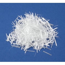 Fibra de vidrio AR 12 mm para hormigón y mortero