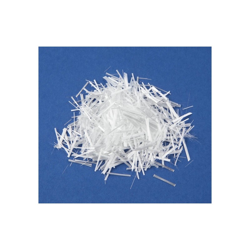 Fibra de vidrio AR 12 mm para hormigón y mortero
