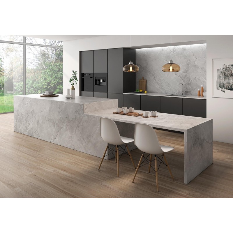 Encimera porcelánica Arklam Brazil Super White Mate 12 mm