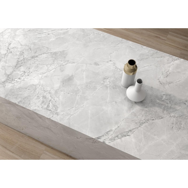 Encimera porcelánica Arklam Brazil Super White Mate 12 mm