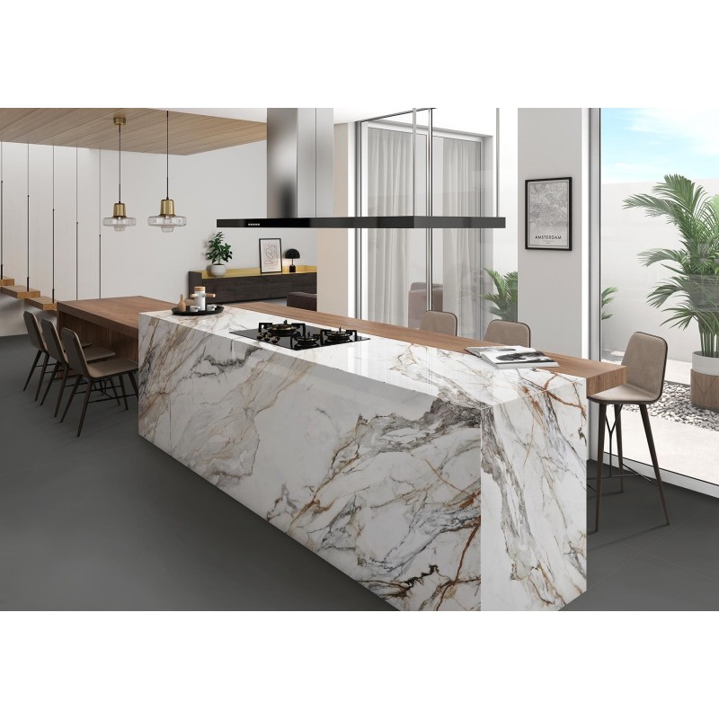 Encimera porcelánica Arklam Calacatta Paonazzo Pulido 20 mm