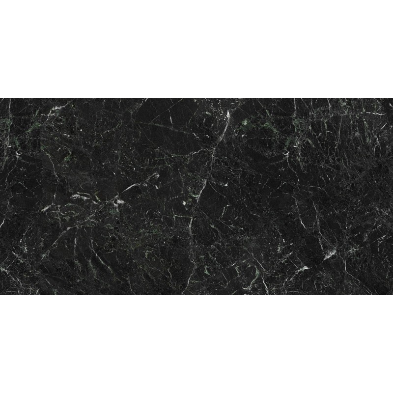 Encimera porcelánica Arklam Caviar Green Natural 12 mm 1600x3200 mm efecto mármol color verde