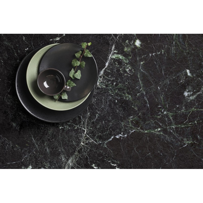 Encimera porcelánica Arklam Caviar Green Natural 12 mm