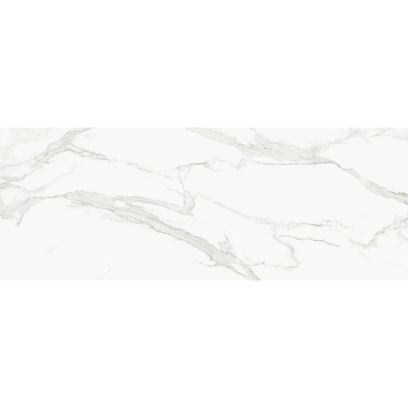 Encimera porcelánica Arklam Estatuario Mate 12 mm 1600x3200 mm efecto mármol color blanco