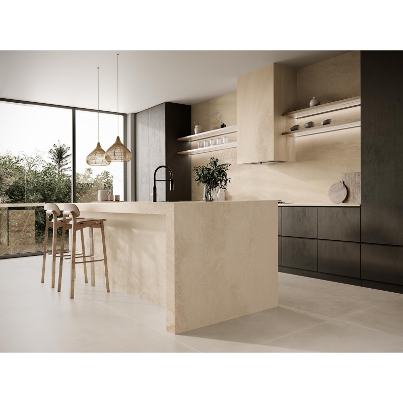 Encimera porcelánica Arklam Hôm Cream Natural 12 mm