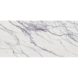 Encimera porcelánica Arklam Lilac Mate 20 mm 1600x3200 mm efecto mármol color blanco