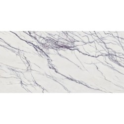 Encimera porcelánica Arklam Lilac Mate 20 mm 1600x3200 mm efecto mármol color blanco