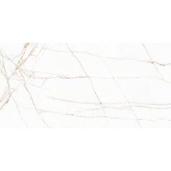 Encimera porcelánica Arklam Melbourne Mate 12 mm 1600x3200 mm efecto mármol color blanco