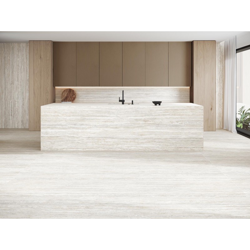 Encimera porcelánica Arklam Nativa White Natural 12 mm