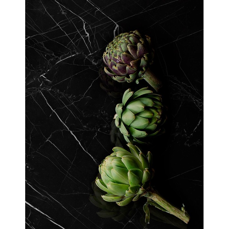 Encimera porcelánica Arklam Negro Marquina Pulido 12 mm