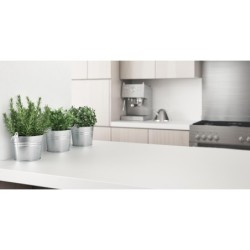 Encimera porcelánica Arklam Pure Super White Mate 20 mm 1600x3200 mm efecto monocolor color blanco