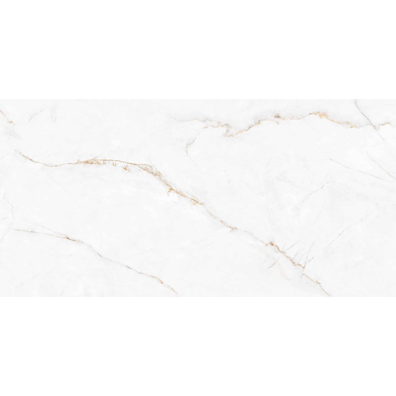 Encimera porcelánica Arklam Syrac Mate 12 mm 1600x3200 mm efecto mármol color blanco