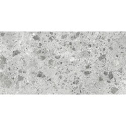 Encimera porcelánica Arklam Amsterdam Grey Natural 12 mm 1600x3200 mm efecto terrazo color gris perla