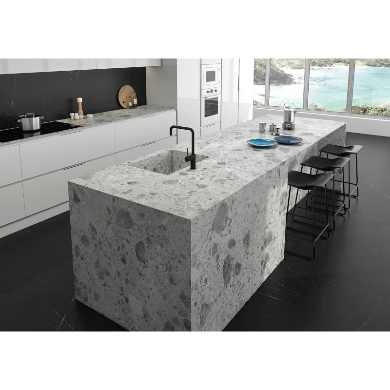 Encimera porcelánica Arklam Amsterdam Grey Natural 12 mm