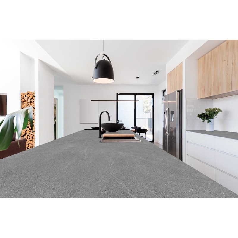Encimera porcelánica Arklam Manhattan Grey Satinado 12 mm