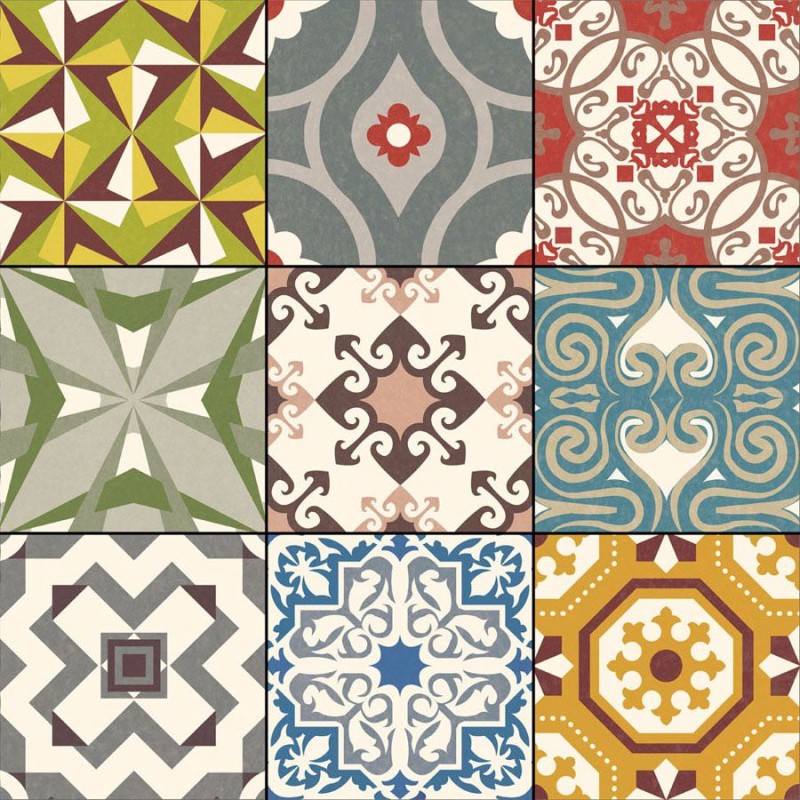 Azulejo efecto Hidráulico North de Apavisa para Baño, Cocina, Decoración