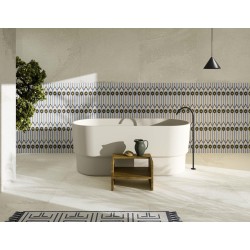 Azulejo porcelánico Crea Montana natural efecto hidráulico 30x30 cm Aparici