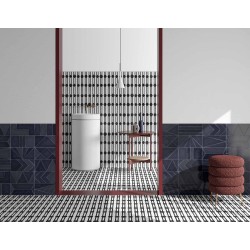Azulejo porcelánico Crea Ona natural efecto hidráulico 30x30 cm Aparici