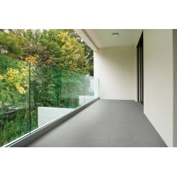 Pavimento porcelánico 20mm exterior Studio Grey antideslizante efecto cemento 50x100 cm Aparici