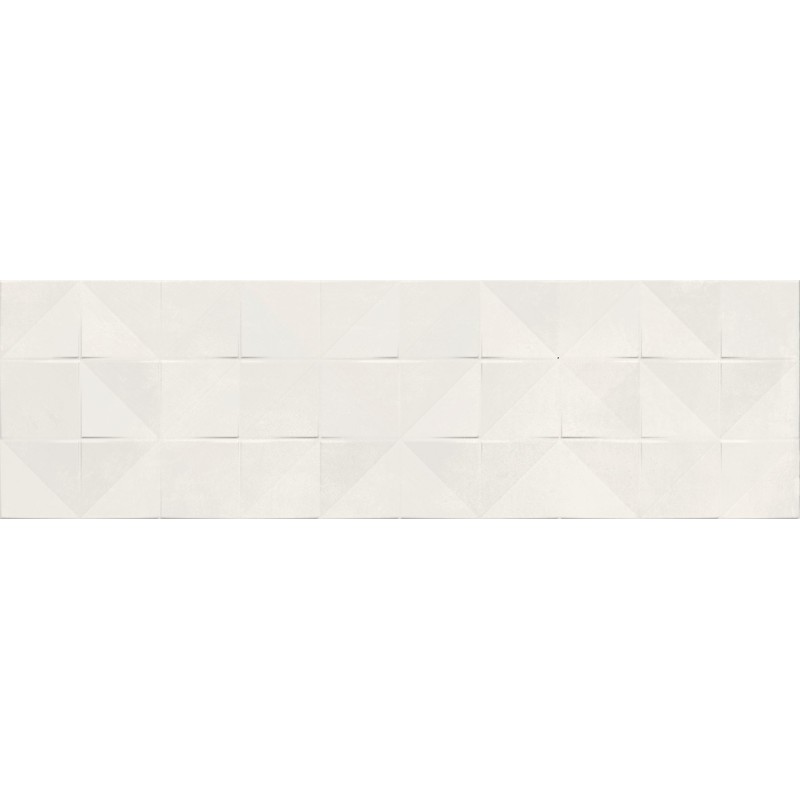 Revestimiento cerámico Studio Ivory Box mate efecto cemento 30x100 cm Aparici
