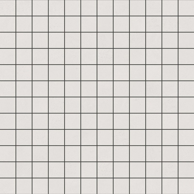 Mosaico enmallado Studio Ivory mate efecto cemento 30x30 cm Aparici