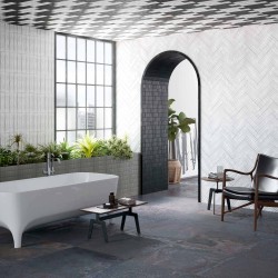 Azulejo porcelánico Corten Sapphire natural efecto óxido 50x100 cm Aparici