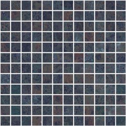 Mosaico enmallado Corten Sapphire mate efecto óxido 30x30 cm Aparici