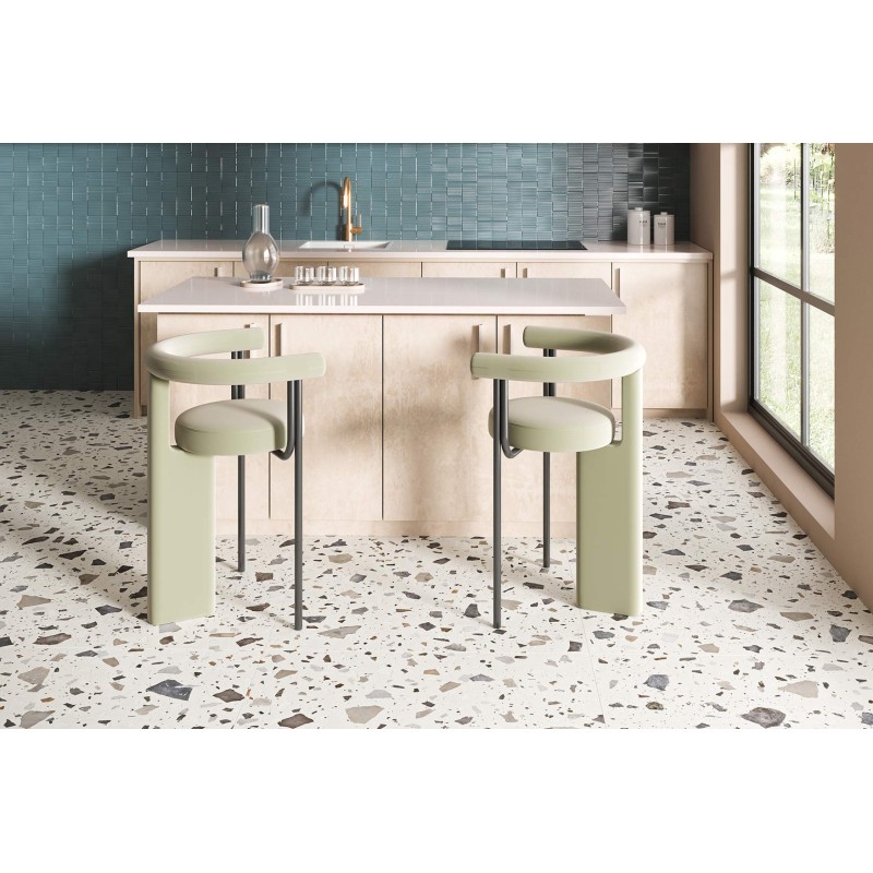 PEBBLE IVORY NATURAL 100X100 RECTIFICADO