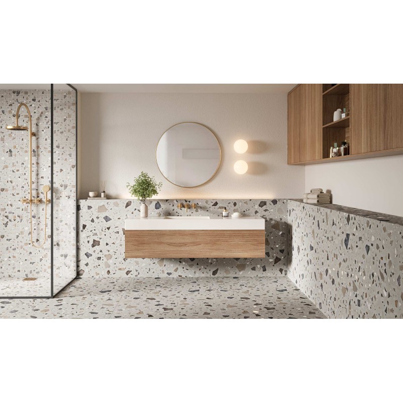 PEBBLE GREY NATURAL 100X100 RECTIFICADO