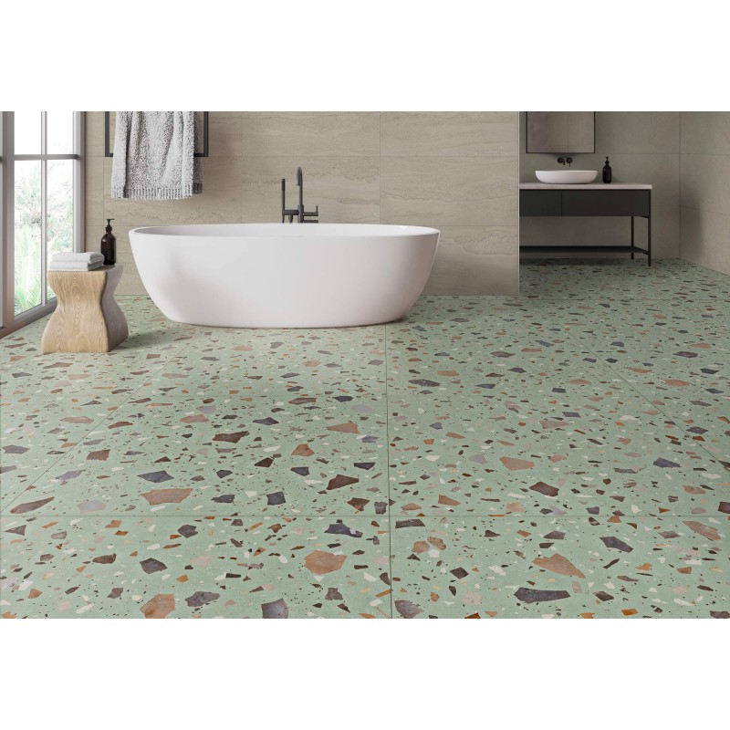 PEBBLE GREEN NATURAL 60X60 RECTIFICADO