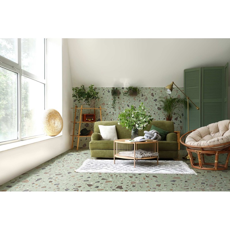 PEBBLE GREEN NATURAL 60X60 RECTIFICADO