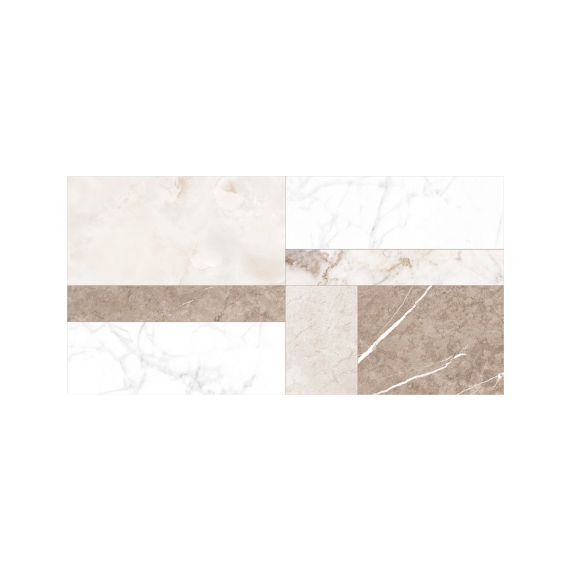 Azulejo porcelánico Ibiza Marble natural efecto mármol 50x100 cm Aparici