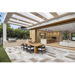 Pavimento porcelánico 20mm exterior Ibiza Marble antideslizante efecto mármol 50x100 cm Aparici