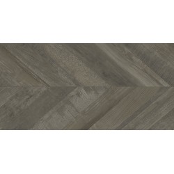 Azulejo porcelánico Chevron Walnut natural efecto madera 50x100 cm Aparici