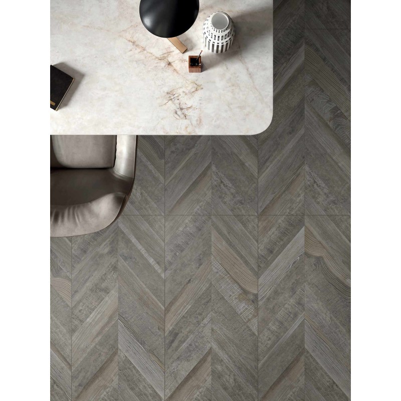 CHEVRON WALNUT NATURAL 50X100 RECTIFICADO